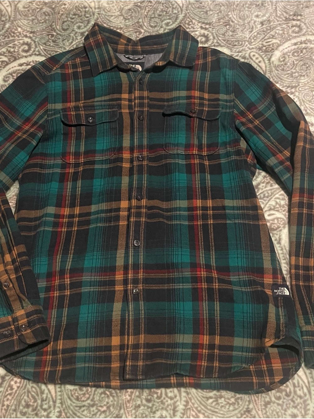 Men’s Small North Face flannel shirt